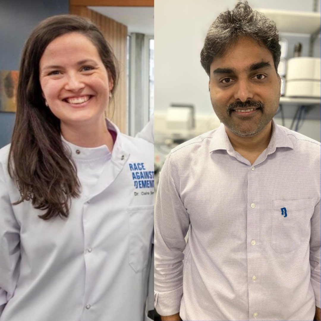 Congratulations to Race Against Dementia Fellows, @ClaireDurrant1 & @bhuvaneish who have both been awarded @UKDRI Key Questions funding. From a pool of 24 applications, 8 outstanding projects were selected. Tackling the most pressing unanswered questions in the field- Faster