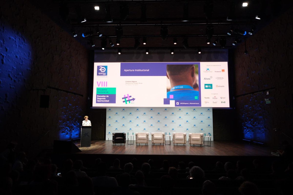 VIII Encuentro Escuelas Segunda Oportunidad <a href="/E2OEspana/">E2O España</a>
Más de 50 entidades dando voz y #oportunidades a más de 8000 jóvenes a través de un acompañamiento personalizado socioeducativo y emocional.
#SomosFuturo #Formacion #Empleo