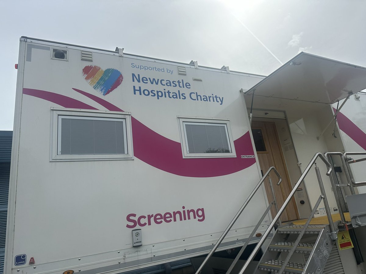CarolineDock's tweet photo. A little bit of mystery shopping this morning! A fantastic quick and convenient trip for my first mammogram in the fab new trailers provided by @Newcastle_NHS
Please look out for your appointment ladies, it wasn’t nearly as uncomfortable as I thought it would be 👍 #WomensHealth https://t.co/kfuieKH1B9