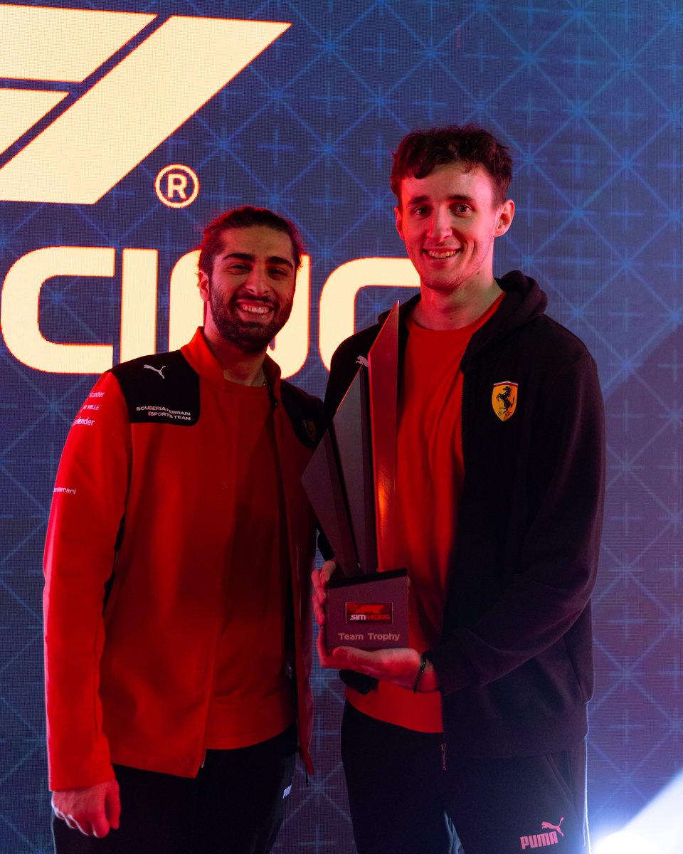 An unstoppable duo. ❤️ #FerrariEsports #F1Esports #F1SimRacing