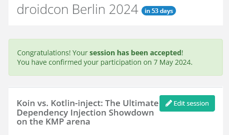 sebaslogen's tweet photo. Woohoo, my talk got accepted! 🎉🥳
I'm really excited to speak at Droidcon Berlin in July and looking forward to make new friends there.
@droidconBerlin #droidconBerlin https://t.co/cD5Rnqwvvq
