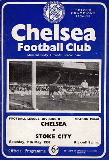⭐️⭐️..1/2....OTD May 11th 1963,,,(a tad early with this, but away tomorrow!!).. we lose 0-1 at home to Promotion rivals, Stoke City, in front of a whopping 66,000 crowd at the Bridge. ..After looking promotion certs, we lost ground as the fixtures backlog,... @cfc_heritage