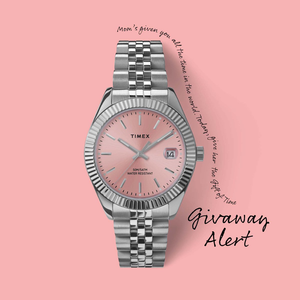 GIVEAWAY ALERT! Stand to win a Timex watch this Mother’s Day! 1️⃣ Follow Timex India FB & IG pages 2️⃣ Tag mum or a mother figure 3️⃣Tag @TimexIndia on Stories 4️⃣Last day: May 12. #Timex #TimexIndia #TimexWatches #ContestAlert #ContestAlertIndia #WinPrizes #MothersDayGiveAway