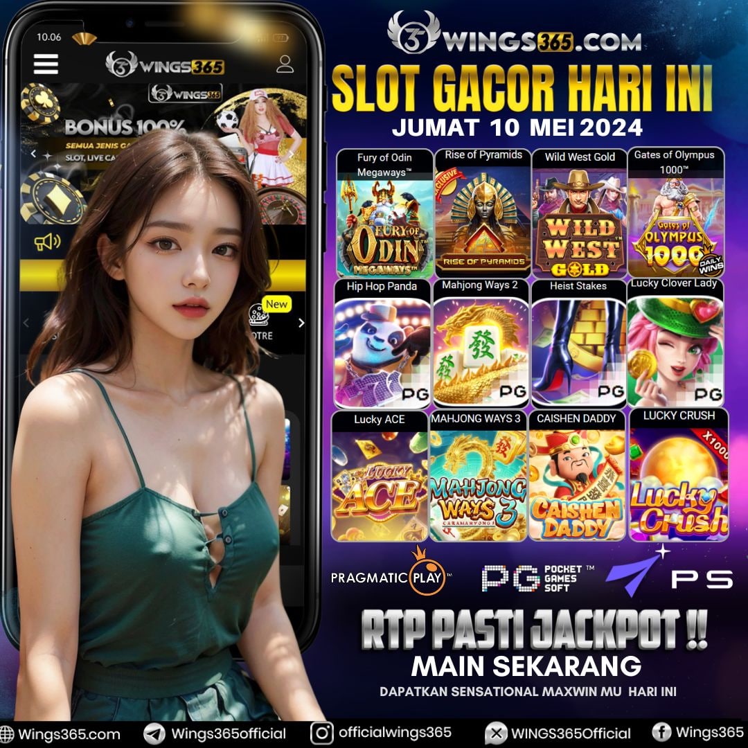wings365_rtp's tweet photo. RTP TERUPATE WINRATE TERTINGGI HARI INI SLOT YANG  GAMPANG MENANG !!
Buruan deposit dapatkan 100% dan JackpPotmu sekarang !

LINK DAFTAR : https://t.co/RdYspYUQwh

#wings365 #wings365gacor #wings365rtp https://t.co/gEnlTfaZxN