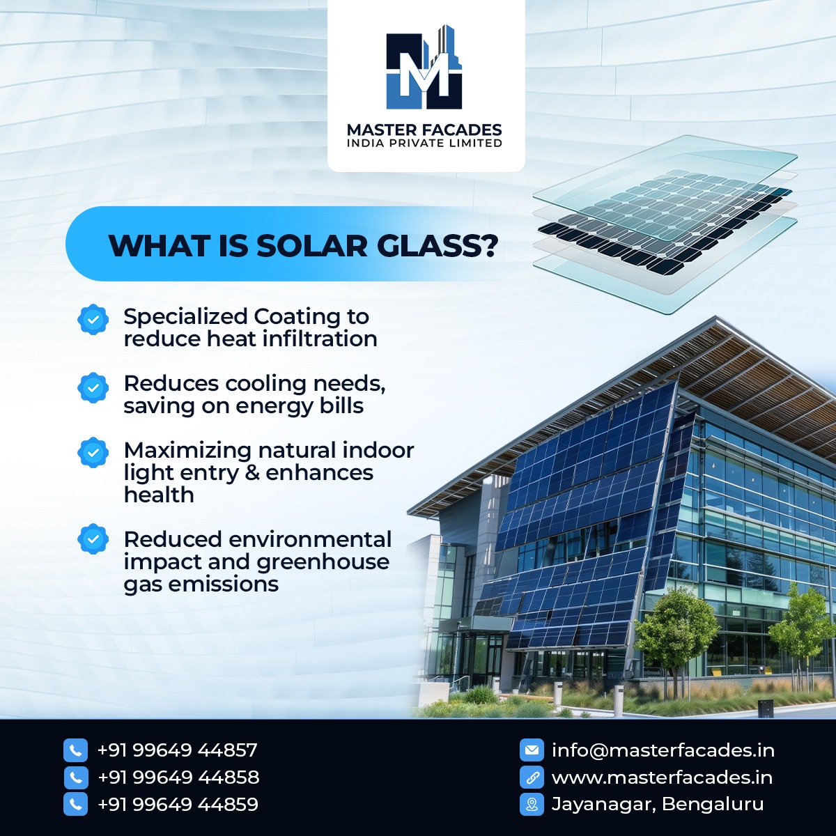 Master Talks #11

What is Solar Glass?

shorturl.at/gstPQ

#solarglass #solar #renewable #buildingdesign #glass #curtainwall #glazing #buildingenvelope #highrise #subcontractors #design #construction #engineering #bim #bim360 #tekla #autocad #estimation #costing #rendering