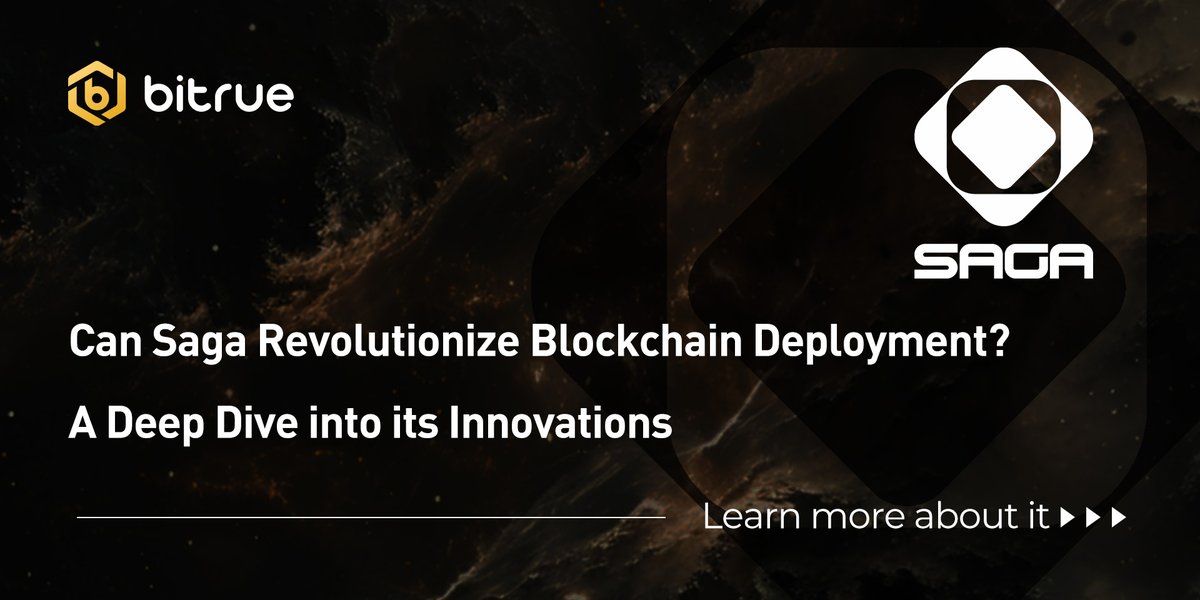 📖 Can Saga Revolutionize Blockchain Deployment? A Deep Dive into its Innovations @Sagaxyz__ 1/ Saga seeks to revolutionize blockchain deployment by simplifying the process and addressing scalability concerns that have hindered widespread adoption of blockchain technology. 2/…