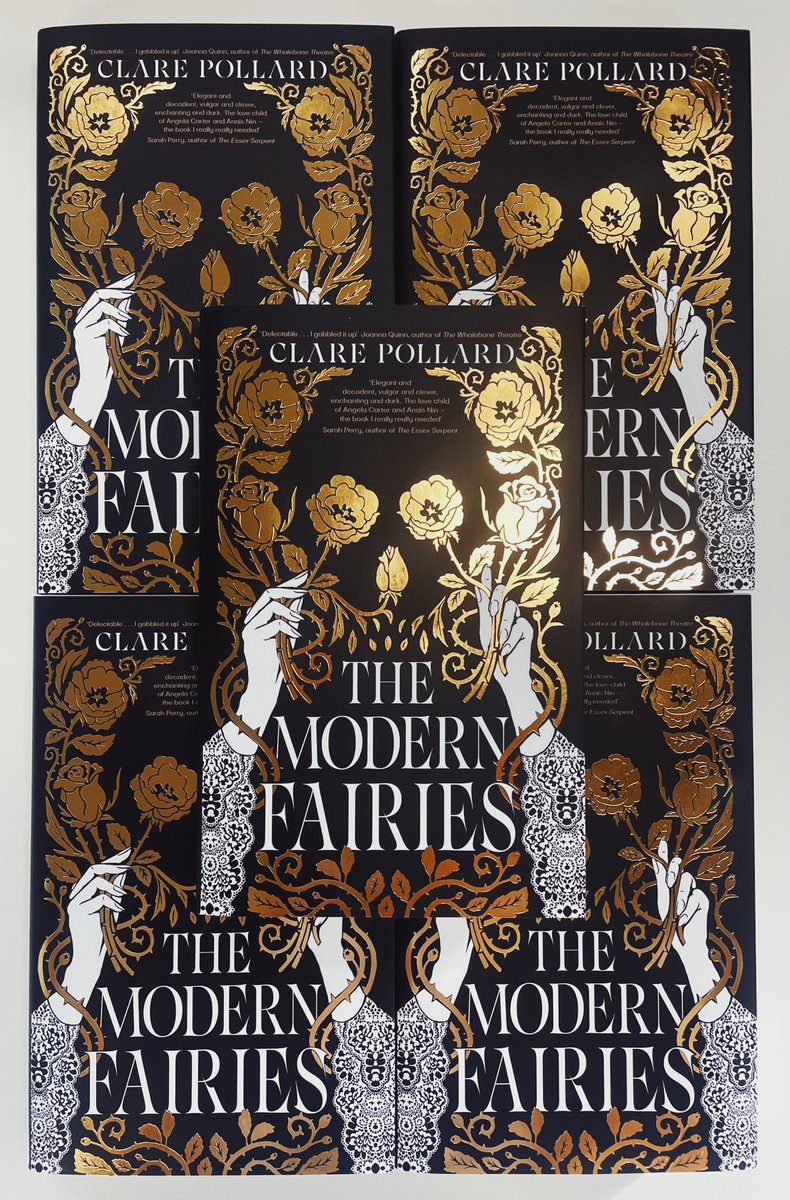 Dazzling foiled hardbacks for @poetclare's dazzling second novel #TheModernFairies - publishing 13 June. Let us whisk you away to Versailles in 1682: a city of the rich, a living fairy-tale, Louis XIV's fever dream. Nobody is safe here - no matter how highly born they are...