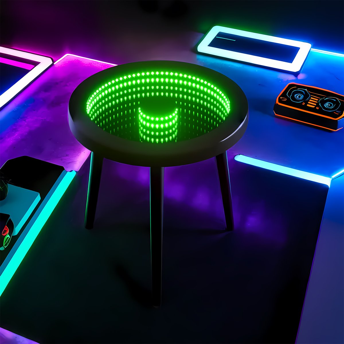 zenyarahome's tweet image. Coffee Table with LED Infinity Mirror.With its amazing physics effects, it will give you the impression that you are staring at an unending emptiness. wayfair.com/furniture/pdp/… #infinity #infinitytable #mirror #coffeetable #coffeetabledecor #furnituredesign #mirrors