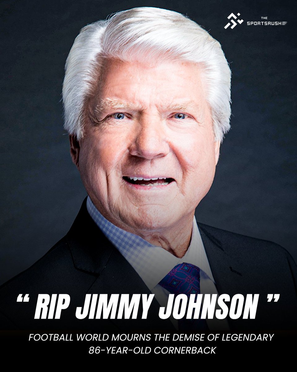 Rest in Peace, legend 🙏🏻
#JimmyJohnson #SanFrancisco49ers #NFLNews #HallOfFamer #JimmyJohnsonDemise