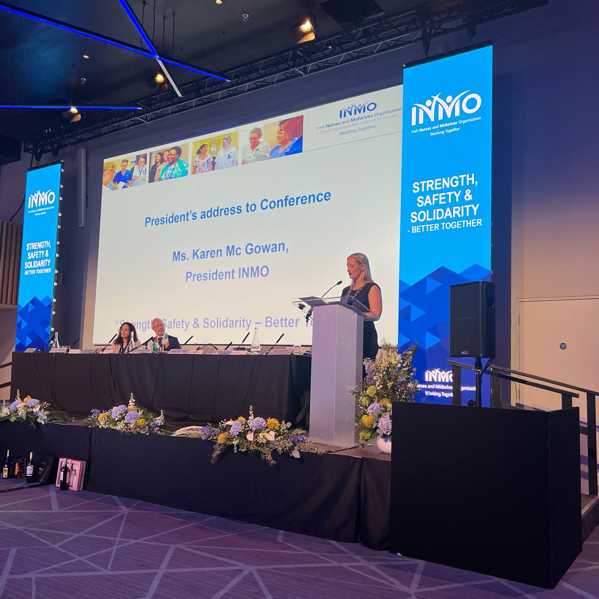 We make no apology for highlighting the issues faced by our members as we strive to provide safe care which is becoming increasingly impossible under the circumstances we are forced to work in. - INMO President Karen McGowan