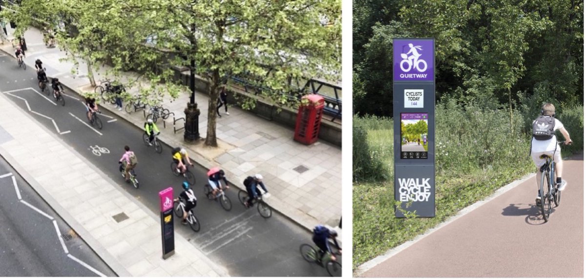 We manufacture and install #activetravel #infrastructure that helps enable the #safetravel of #cyclists, which is why we are looking forward to the @Landor_Links #CargoBikeSummit today. #digitalsignage #cyclecounters