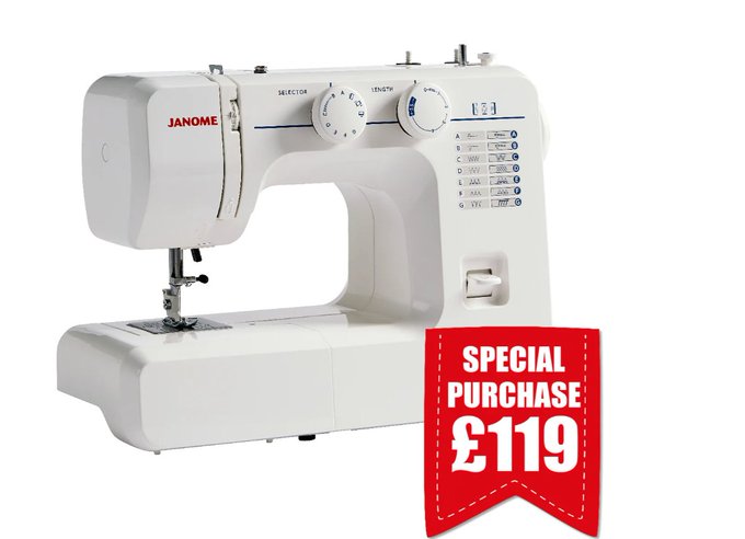 Looking for the perfect way to spark someone's creativity? Look no further than the Janome 219-S Sewing Machine! The ideal gift for anyone wanting to explore the world of sewing. Don't miss out - get yours today! jaycotts.co.uk/collections/sa… #handmade #crafting