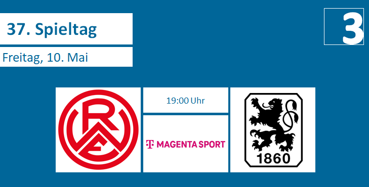 Rot-Weiss Essen und der TSV 1860 München eröffnen heute den 37. Spieltag. #RWETSV
