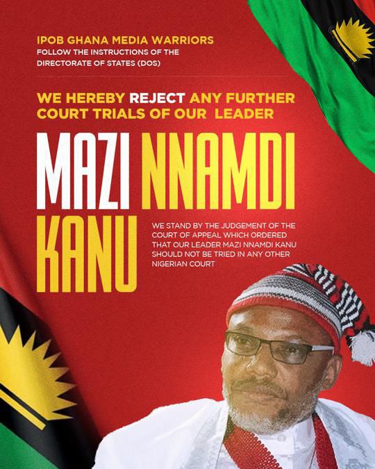 Is it Better that Ten Guilty Persons Go Free Than that One Innocent Person be Convicted. Free the supreme leader of #ipob mazi nnamdi kanu #FreeMaziNnamdiKanu @officialABAT @hrw @OfficialDSSNG #BiafraExit @mfa_russia @au