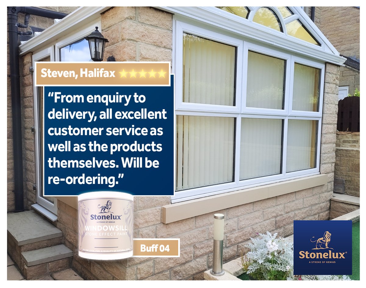 Steven from Halifax transformed his stone windowsill with Stonelux Windowsill Paint and was very satisfied with the product and customer service 🫡⭐️⭐️⭐️⭐️⭐️  #windowsill #homerennovation #Stoneluxpaints #5star