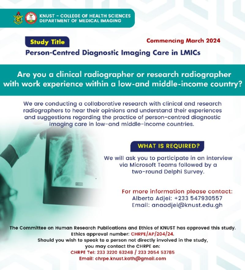 Calling all radiographers working in LMIC's, can you help with this PhD research project? It's about #personcentredcare in #diagnosticimaging in LMIC's. Alberta is recruiting radiographers (clinical & academic) to interview for her study. Details below: