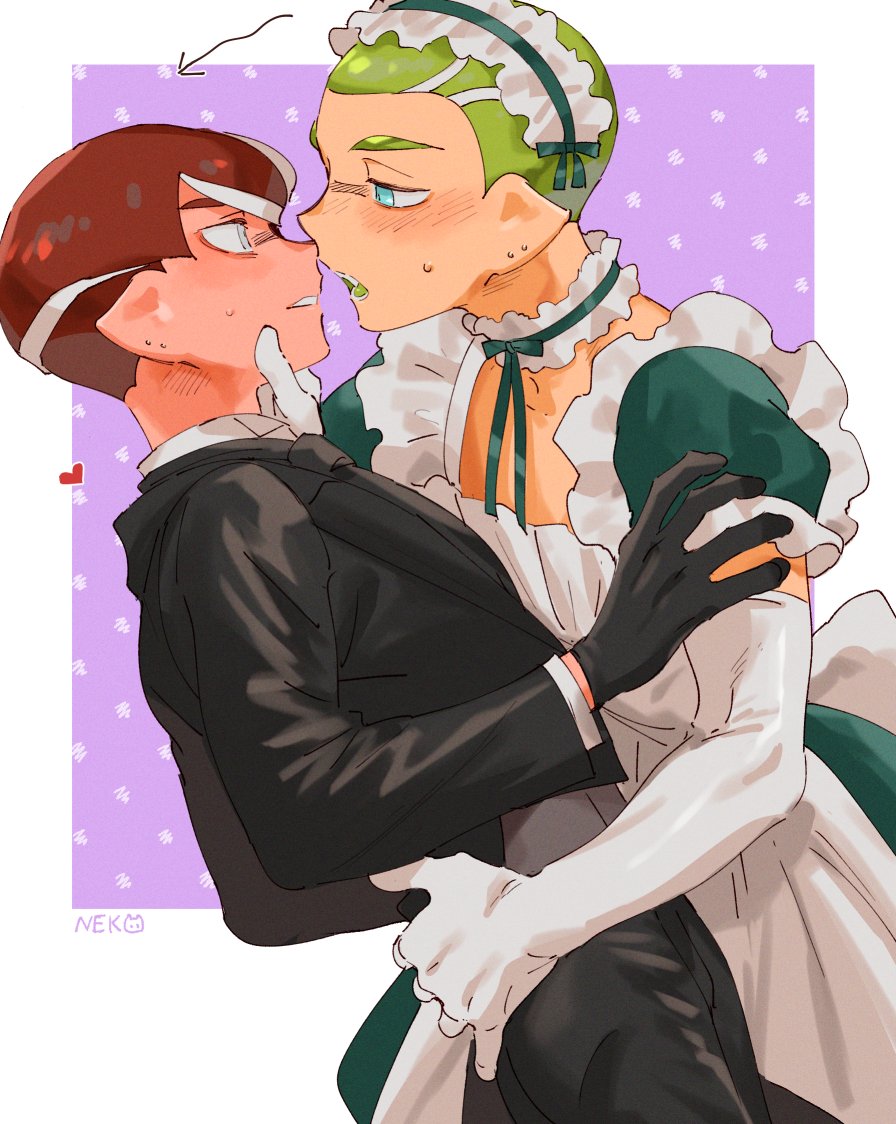 nekoiktk's tweet photo. 去年のメイドの日の絵を再掲するか… https://t.co/uz16s9QEDQ