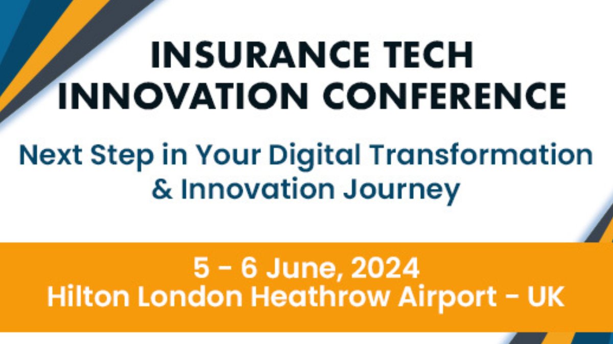 We are thrilled to be media partners of the Insurance Tech Innovation Conference 2024, happening on 5 & 6 June, 2024, at the prestigious Hilton London Heathrow Airport - UK! Register here hubs.li/Q02wGZ6R0! @AltaWorld #InsuranceTech #InnovationConference