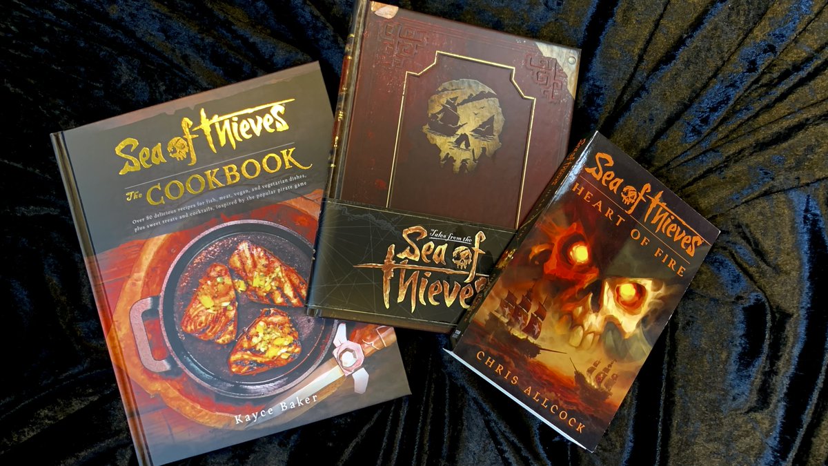 Have you seen our range of @SeaOfThieves titles? They are the perfect companions to Rare's pirate adventure game! Sea of Thieves: The Cookbook: tinyurl.com/4efa7s3c Tales from the Sea of Thieves: tinyurl.com/2mc8v2bd Heart of Fire: tinyurl.com/yk7nzjp2 Available now!