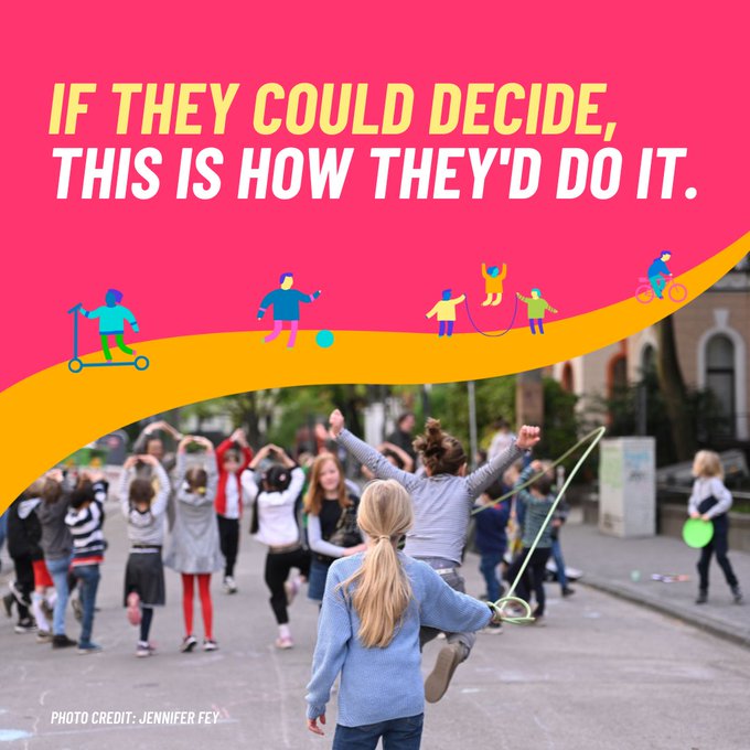 📢 Let's join today the #StreetsForKids movement!

It's time to make walking and cycling around schools a priority. Not only does it reduce #AirPollution and traffic congestion, but it also encourages active lifestyles for our kids.

🤳🏼 cleancitiescampaign.org/research-list/…

#SchoolStreets