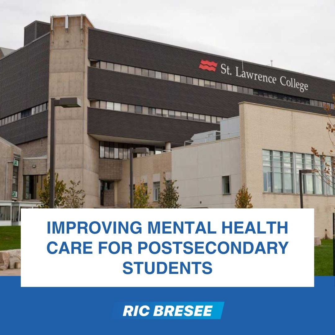 🎉 Ontario is investing $5 million in mental health projects at underserved institutions, including St. Lawrence College. These new primary mental health care services will provide students with the support they need from trained professionals.