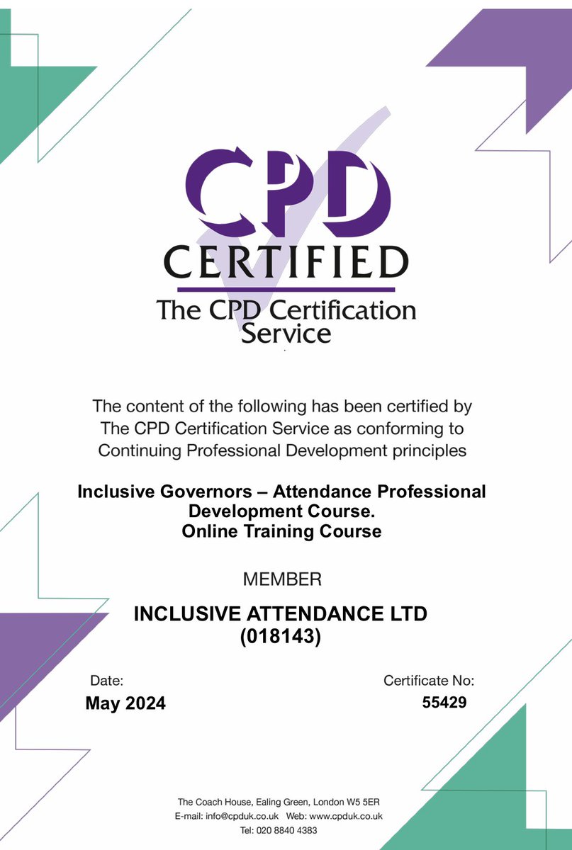 🎉 Exciting news! Inclusive Governors is now accredited as a professional development programme for Governors and Trustees, empowering them to deepen their knowledge and support attendance in schools. Join us on this journey of inclusive education! inclusive-attendance.co.uk/purchase/inclu…