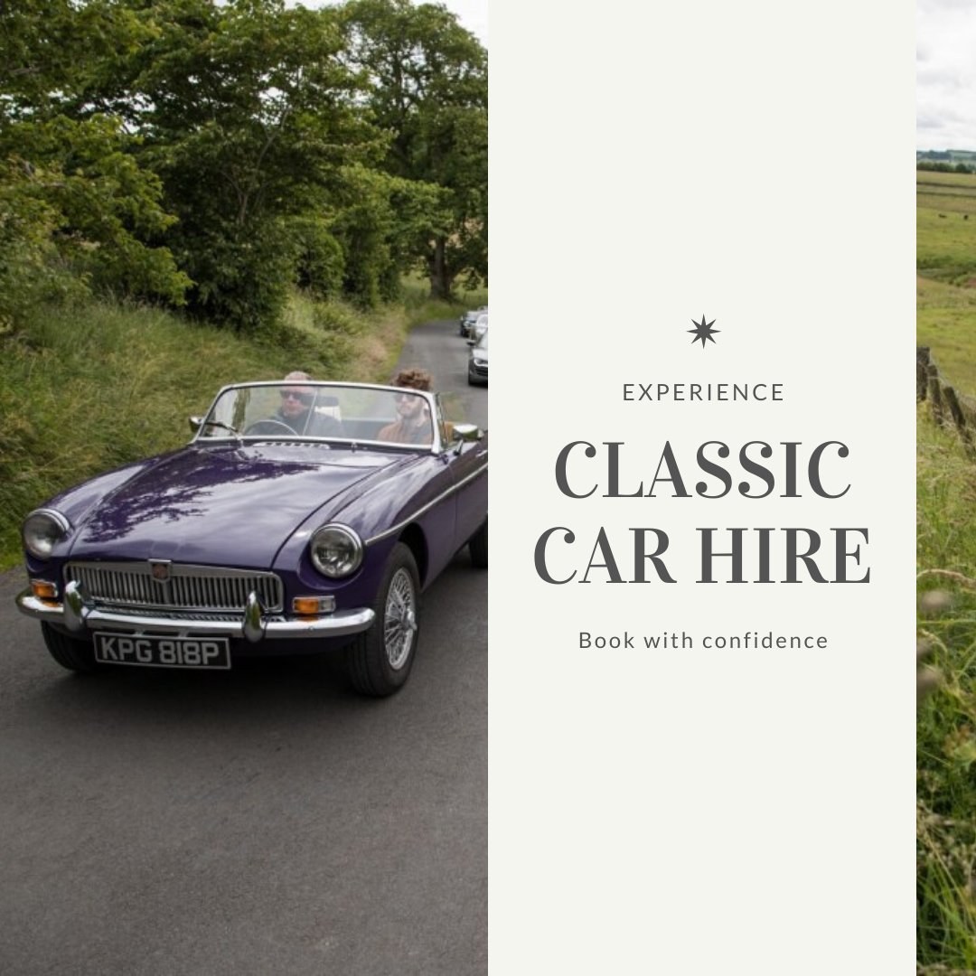 Stuck for #giftideas? Give them their #dream drive with Classic car hire – #EscapeTheOrdinary this summer classiccarhire.co.uk the UK network for quality classic car hire