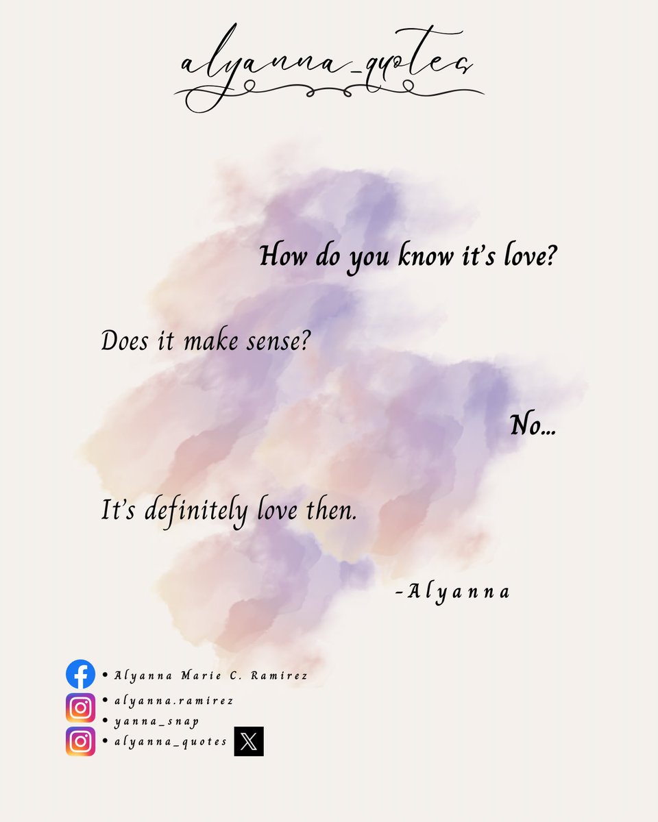 #alyannaquotes #alyannaedits #follow #fyp #Quotes #Life #Beautiful #Love #DoesItMakeSense #QuotesAboutLove #QuotesAboutLoveAndLife #GenuineLove #Confessions #Relationships #Memories #Lover #Chemistry #Intimacy #Familiarity #Souls #FallingInLove #MeantToBe #ForeverAndAlways