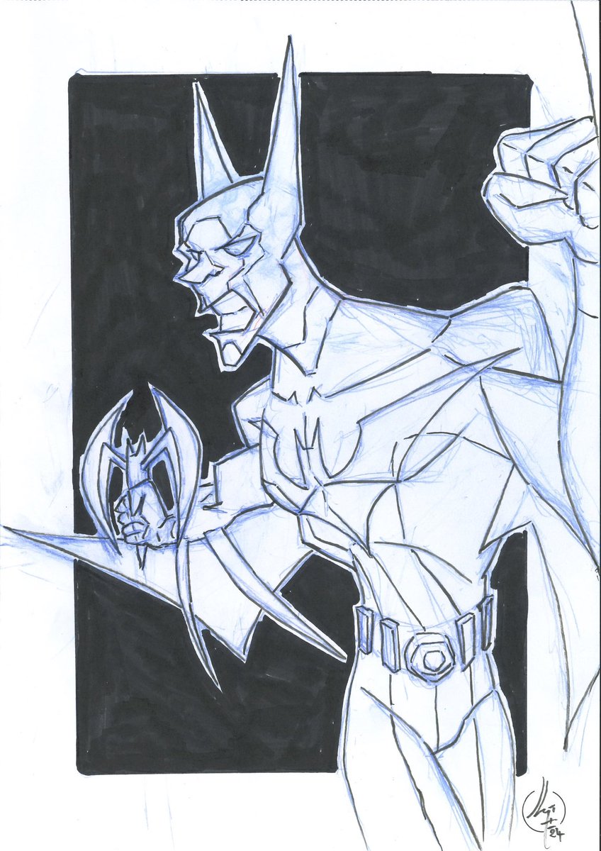 Batman beyond #fanart #illustration #comics #animation #batmanbeyond #batman @dcofficial @brucetimmofficial