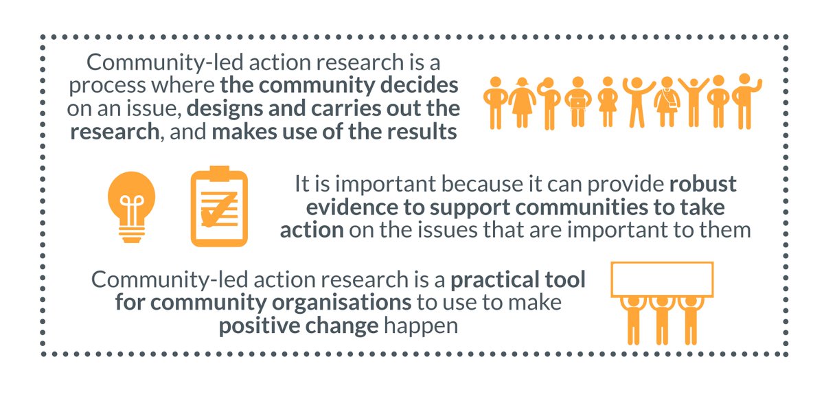 This resonates a lot with our community-led action research work! Useful explainer, examples, blogs and more 👇 scdc.org.uk/community-led-…