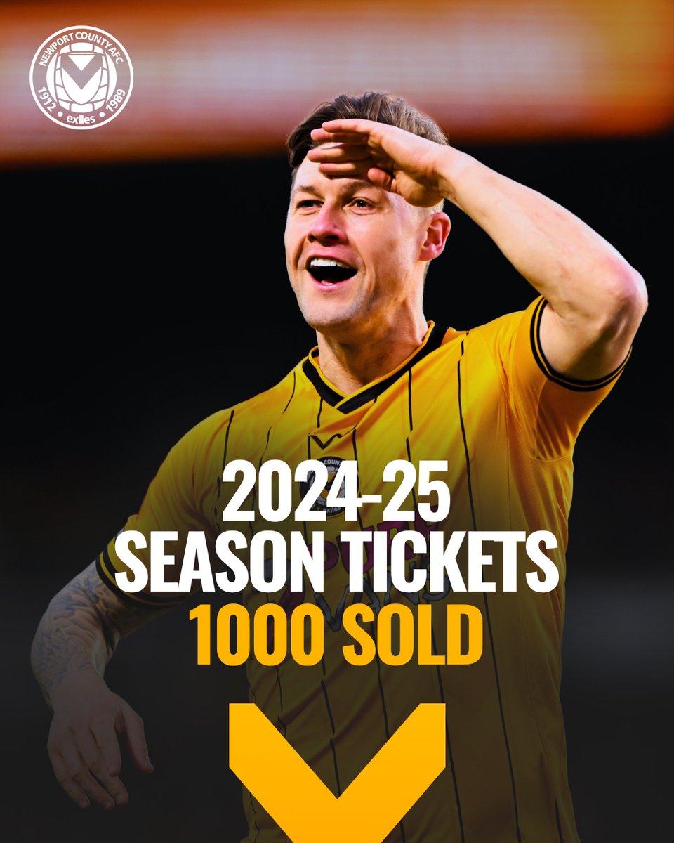 Over 1000 season tickets sold for the upcoming 2024-25 season! 🙌 Thank you for your continued support 🧡🖤 Purchase your season ticket now at: shorturl.at/puKNR
