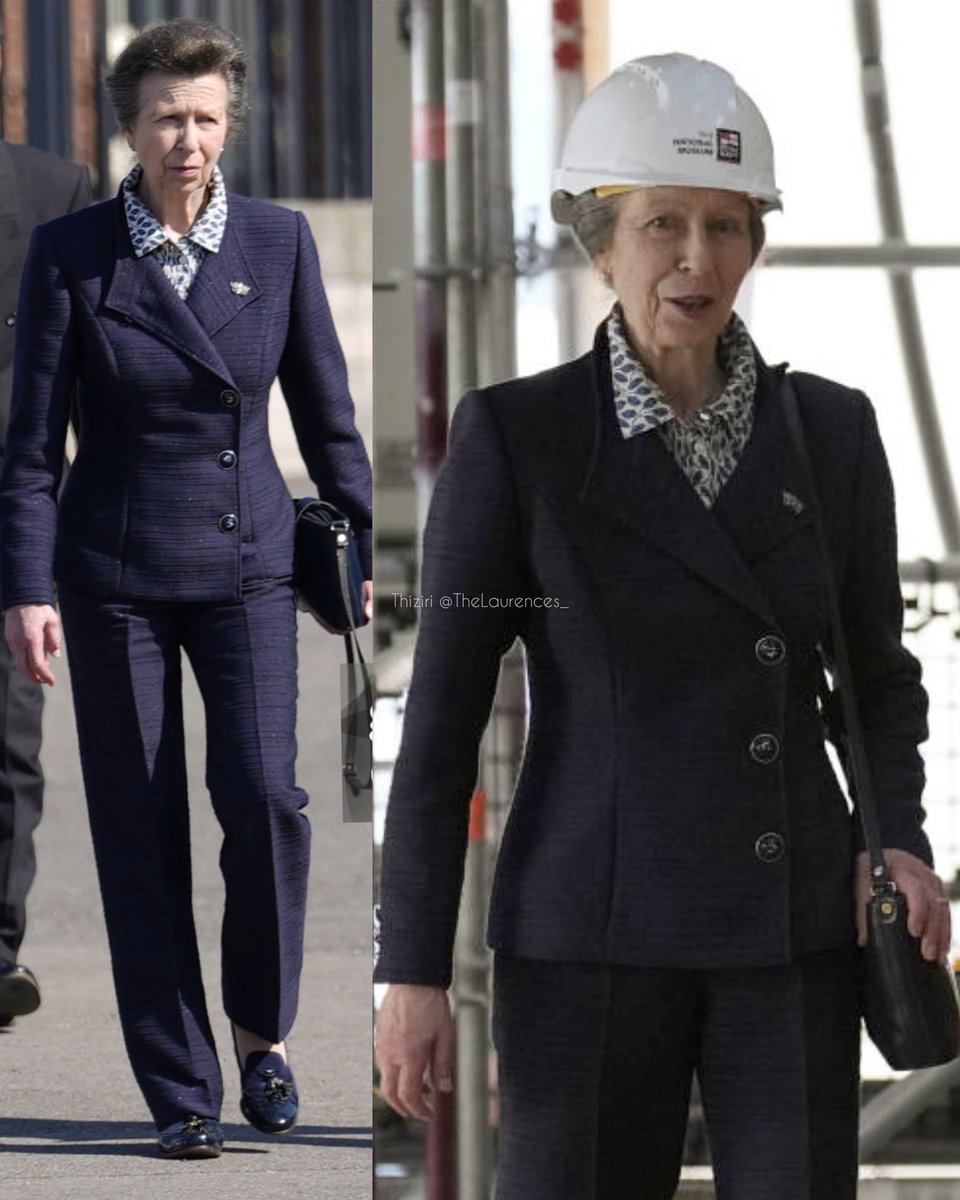 Can we just take a moment to appreciate how good Princess Anne looks in this suit? 😍🔥