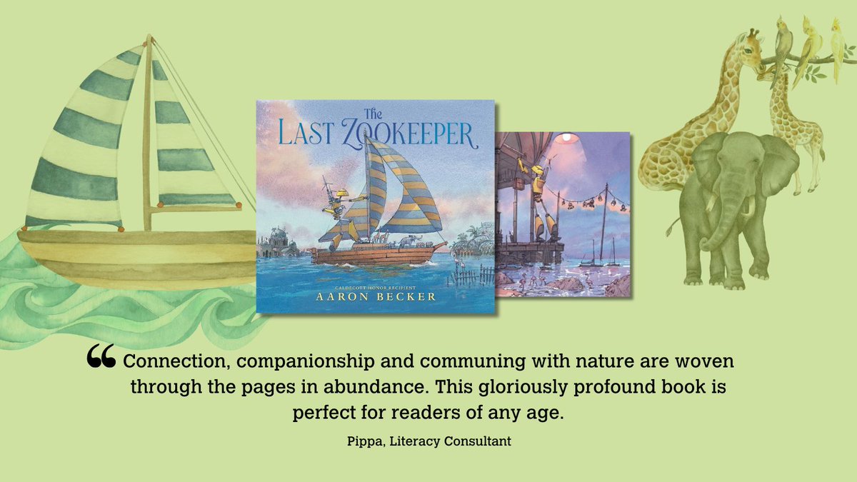 Who's got that Friday feeling?🎉 We're winding down to the weekend with @LiteracyPippa's May Literature Review. This month's theme is connection, companionship and communing, and includes The Last Zookeeper by Aaron Becker @Storybreathing. This stunning book paints the picture of