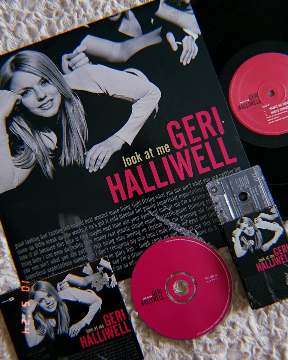Sergio_R0's tweet photo. 25 Years ago @GeriHalliwell released her debut solo single "Look At Me" #OnThisDay 🖤🎶 https://t.co/dD0k2PqEbq