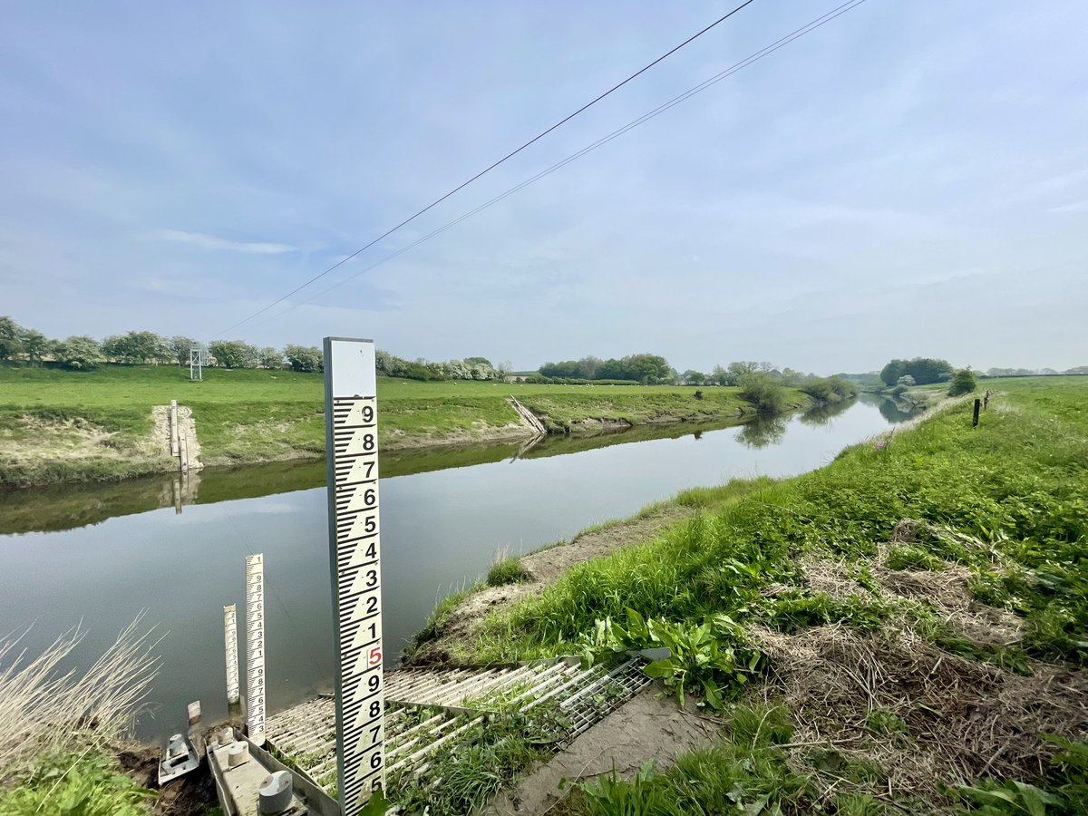 More spring cleaning today after that long, wet winter at Montford. #River #monitoring stations & sensors get covered by layers of silt & debris after each high level event. It’s crucial we thoroughly clean them regularly to maintain accuracy of our essential hydrometric #data