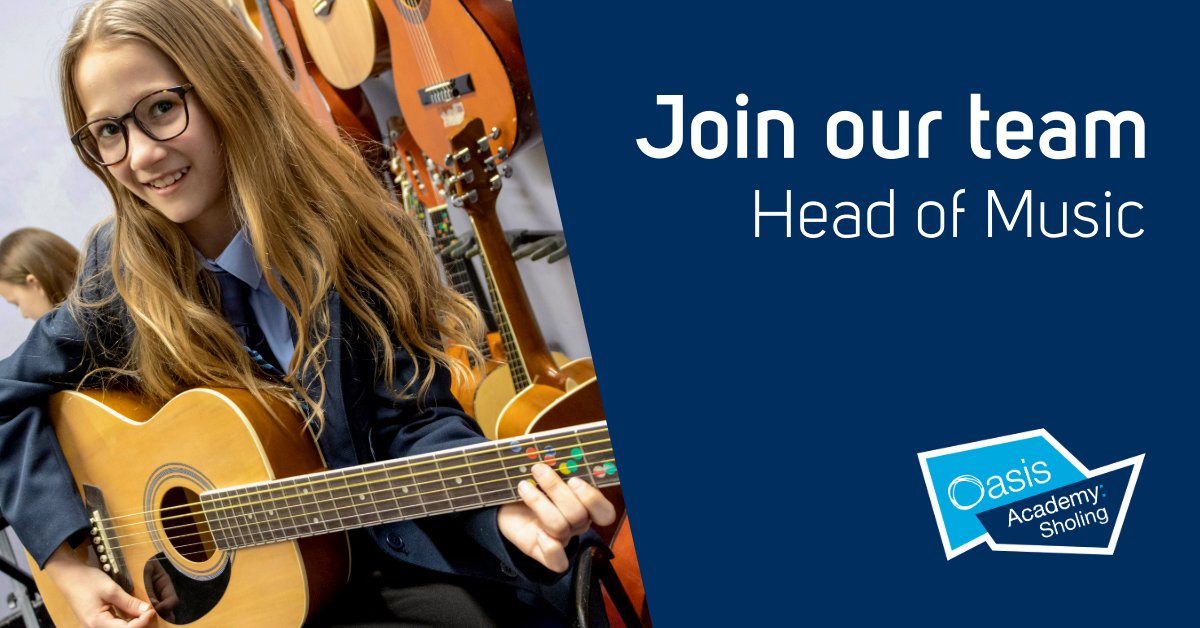 We are looking to appoint a passionate Head of Music to lead the further development of our music curriculum and wider extra-curricular opportunities. oclcareers.org/job/head-music…