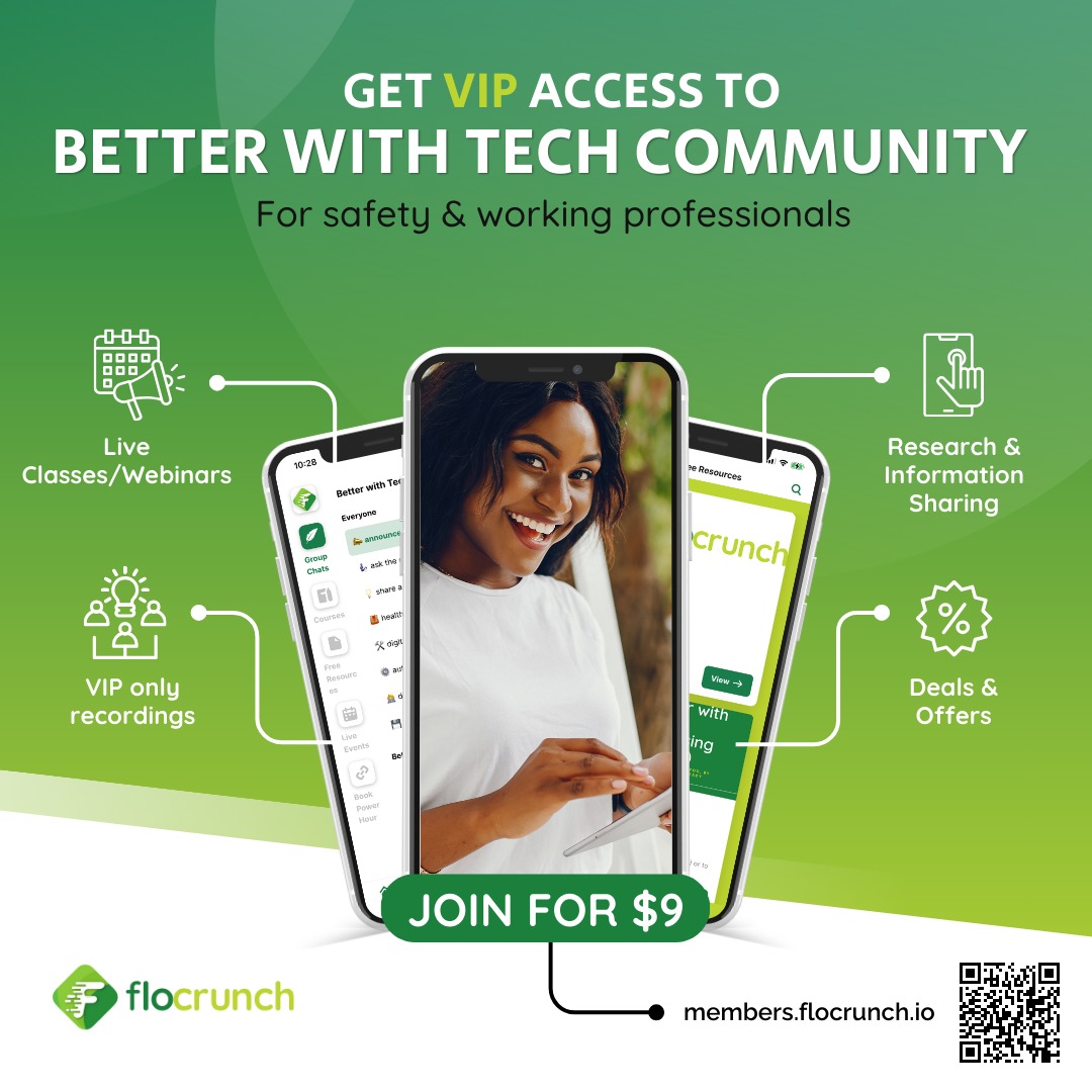 📣Boost your work #productivity by 100% with Flocrunch's Better With Tech VIP Membership!

For $9/month only.

⏰Price goes back to $12 soon. Sign up now at shorturl.at/dqyRX

🚨Special discounts for Nigerians (Naira quarterly or yearly).

📞+447591118113 or +2349052285476.