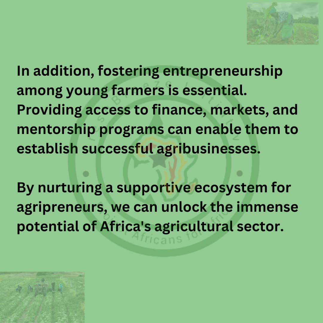 Discover the untapped potential of African agriculture and be part of the movement that empowers communities, nourishes nations, and cultivates a brighter future. Together, we can sow the seeds of change. 
#AgricultureAfrica #EmpoweringCommunities