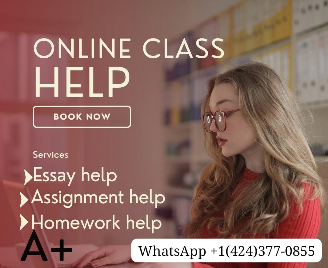 Struggling with online class assignments, homework, or exams? No worries, we've got your back! Our reliable and affordable experts are here to help you with any subject. Contact us today to get the assistance you need. #onlineclasshelp #homeworkhelp #examhelp #studentsuccess