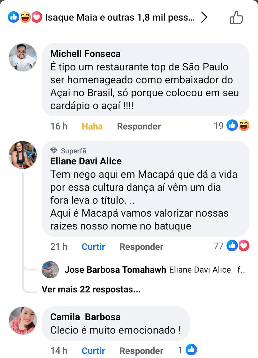Em uma publicação feita no site seles nafes que é aliado do Governador clecio  os comentários sobre o Carlinhos Brown se tornar embaixador do Marabaixo não são muito bons