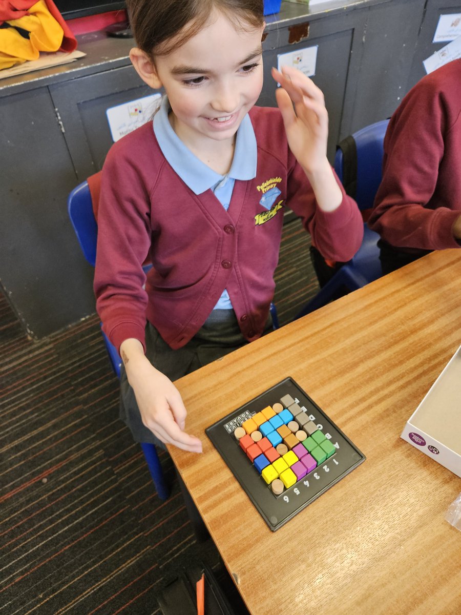 Our P5 games project 🎲 is in full swing. Mr Pollock's class are loving learning and playing together! Happy smiles when The Genius Square is solved!😀 @glasgowcounts @Doug_GCC @GIC_Glasgow