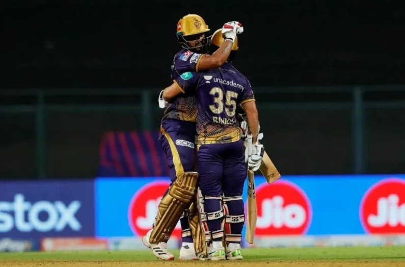 Nitish Rana and Rinku Singh for KKR together since 2022 • 5 Half Century Partnership 🦁 • Average of 60.33🏏 • Runrate of 9.24🔥 IN MIDDLE ORDER!!🫡