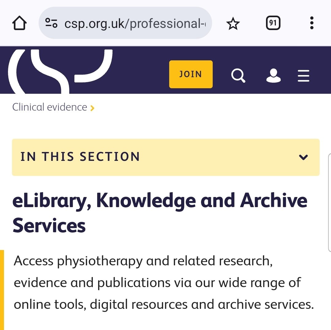 The @thecsp e-Library team would like to demo e-Resources available to CSP members: If you’re unfamiliar with what’s on offer to CSP members you can find out more here: eLibrary, Knowledge and Archive Services | The Chartered Society of Physiotherapy (csp.org.uk)