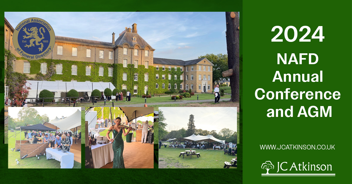 Last night at the NAFD Annual conference and AGM at the De Vere Beaumont hotel, Old Windsor. What a fantastic venue made even better by the weather.

Todays conference is currently underway. @NAFD_UK

#jcatkinson #coffins #caskets #nafd24
