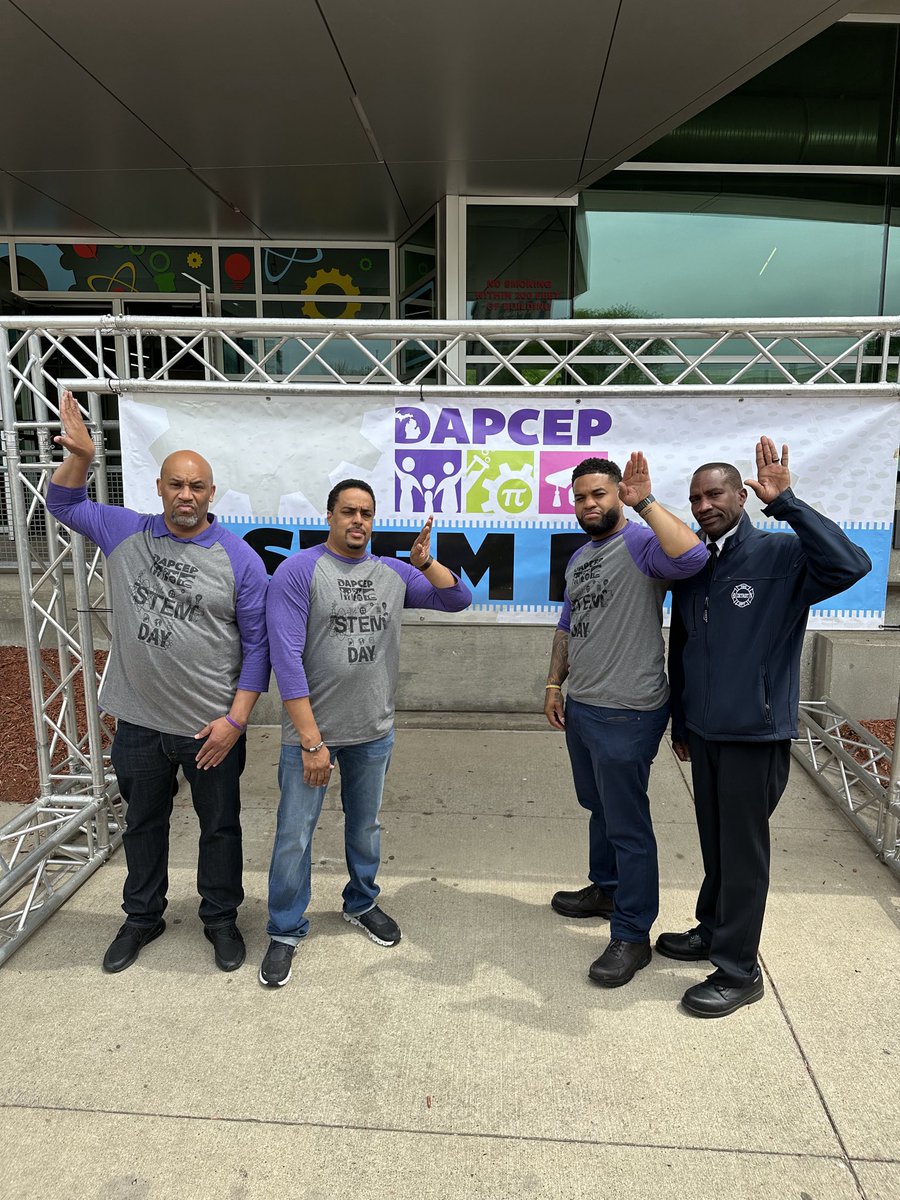 The Brothers of Rho Mu Nu Chapter Partnered with DAPCEP and participated in STEM Day 2024 welcoming  more than 1,200 students from metropolitan Detroit!

STEM Day 2024 took place at the Michigan Science Center in Detroit.

#RemarkableRhoMuNu 
#OmegaPsiPsi