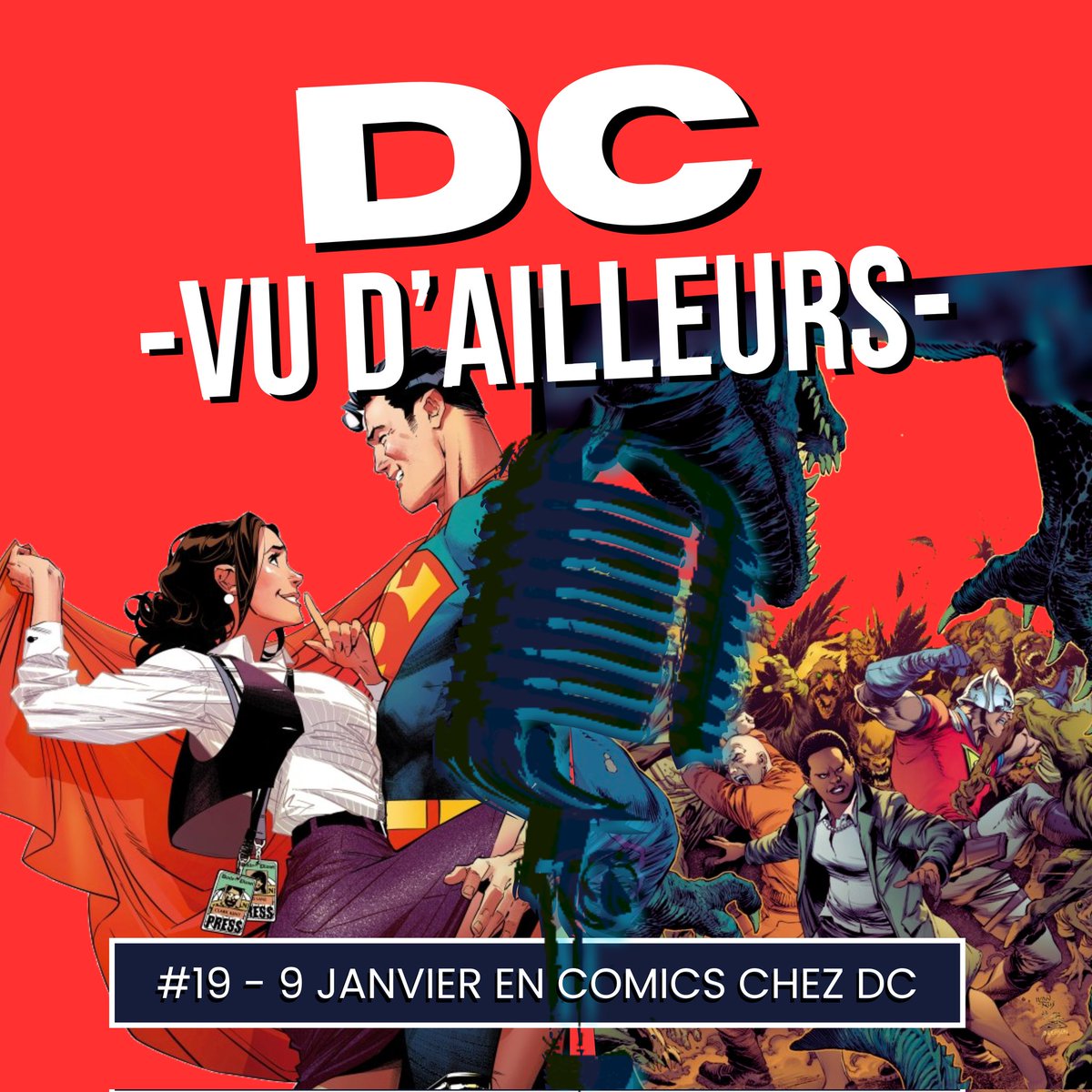 Du Doppelgänger bizarre, une chute mortelle et l'inconscient collectif des Batmen, Bienvenue dans l'épisode 19 du #podcast DC vu d'ailleurs épisode 19 !

 ➡️ pdca.st/Hbxh ⬅️