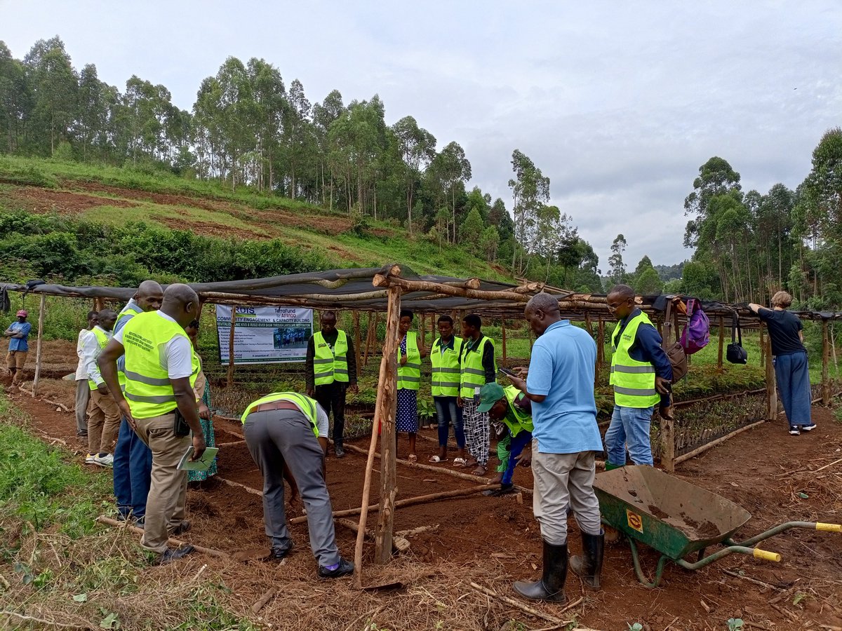 'Empowering local communities is vital. Our project in Lake Kivu Basin, led by @RDISforRwanda, With support from TerraFund for #AFR100 recently trained tree nursery managers in Tree N General Management. #GenerationRestoration @WorldResources @restoreforward @onetreeplanted'
