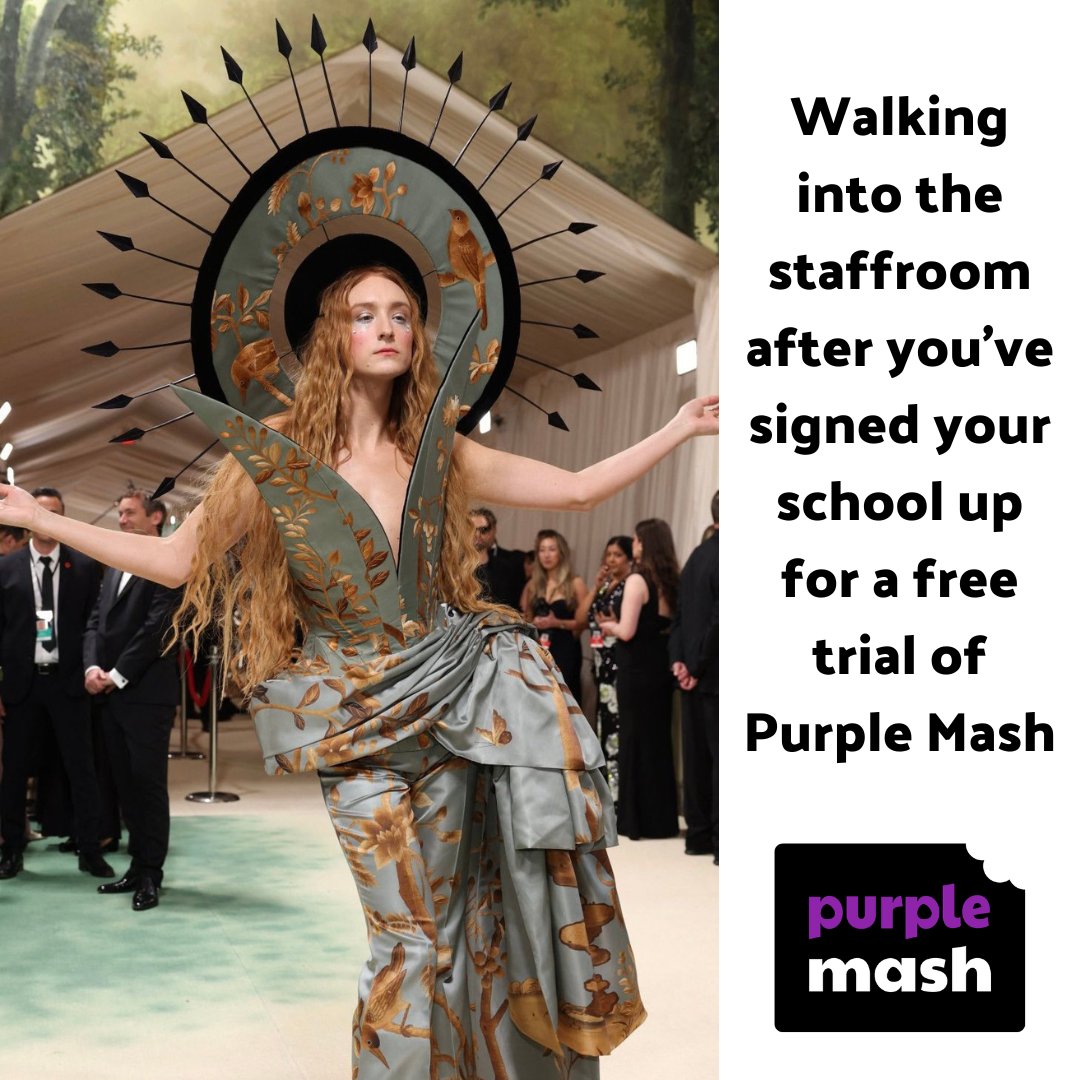 purpleMash's tweet image. Get your free trial here: 2simple.com/purple-mash/
#Computing #ComputingLead #TeachComputing #CrossCurricular #DigitalTeachingAndLearning