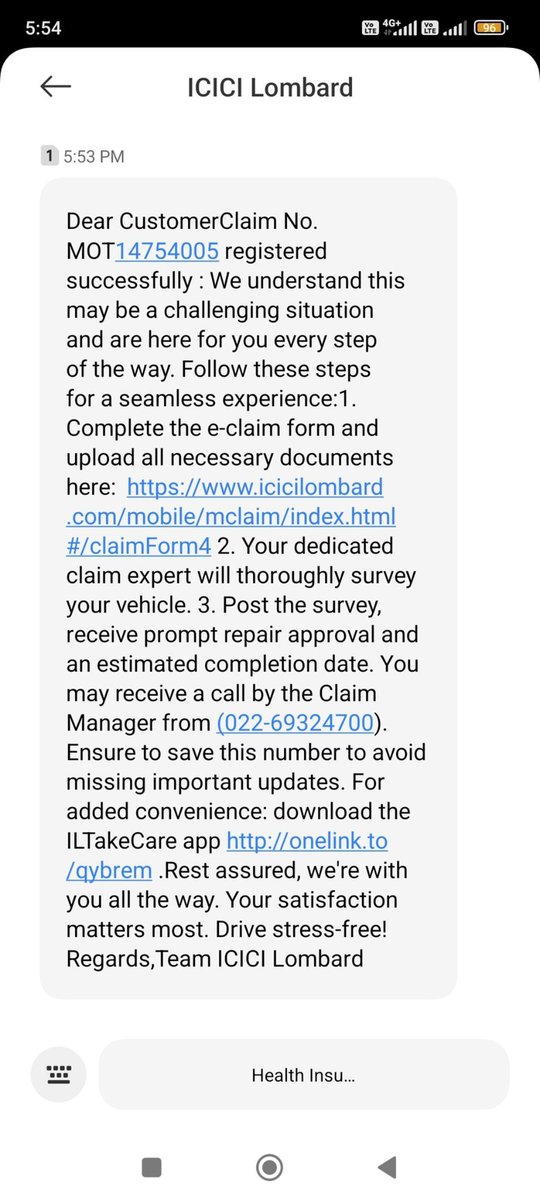 Lombard wale kehta hai jab accident hua tab kiyo nahi aay docter k paas kiyo gay Unki baat kiyo maani Very bad service poor service Customer jab claim k liya bolta hai koi support nahi karta ICICI Lombard wale @ICICIBank @ICICILombard @ICICIBank_Care @bha @OlaElectric @ODOnn