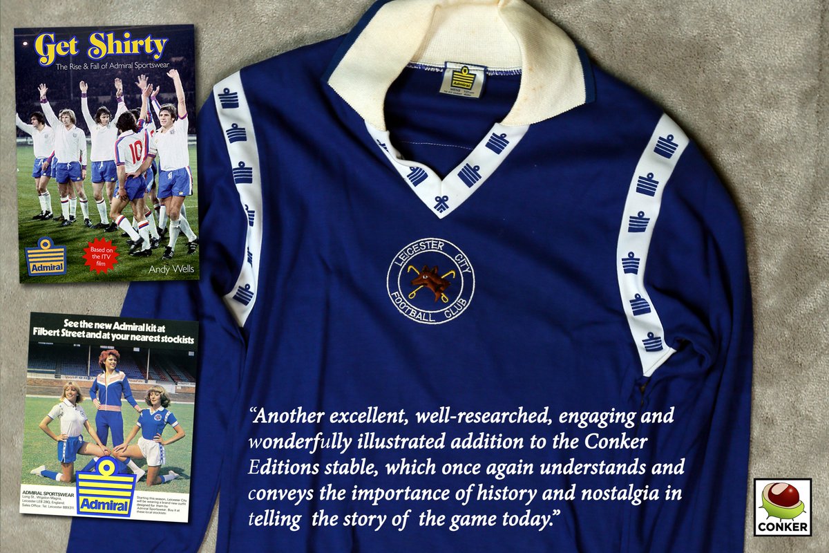 Get Shirty - The Rise & Fall of Admiral Sportswear - the whole magnificent story by @brockleyblue - available now on Amazon tinyurl.com/7prawm8m

#getshirty #lcfc #admiralsports